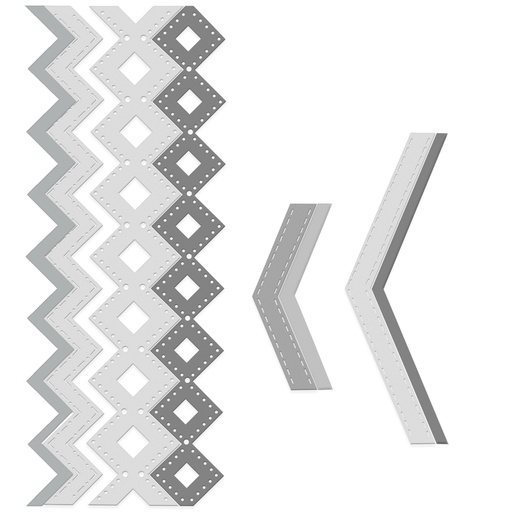 Sweet Dixie Pattern Building Borders die set