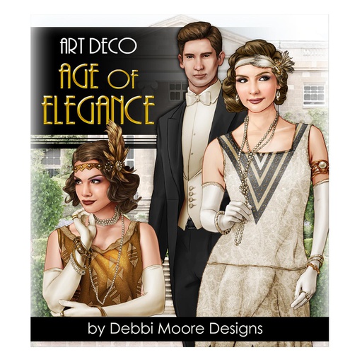 Art Deco Age of Elegance Paper Crafting Collection USB 