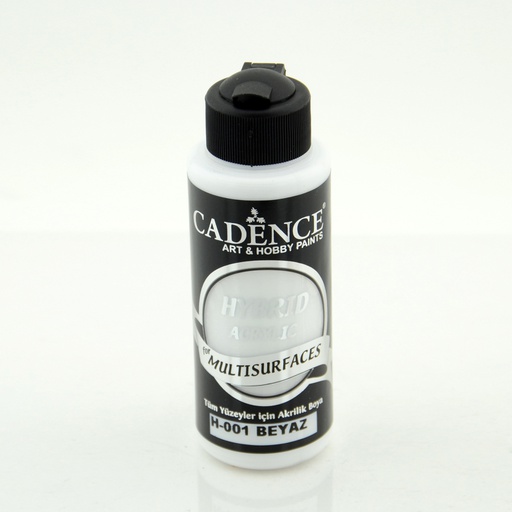 Cadence Hybrid Acrylic Paint - White (120ml)