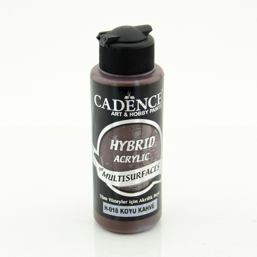 Cadence Hybrid Acrylic Paint - Dark Brown (120ml)