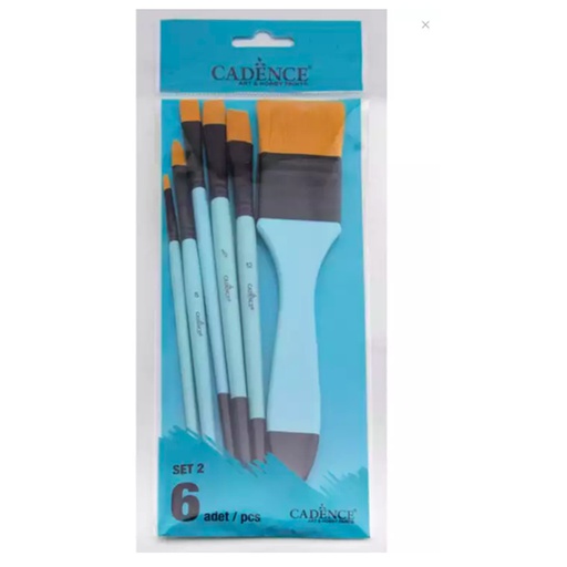 Cadence Mixed Brush Set (6 Pcs)
