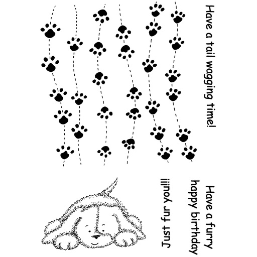 Linday Mason Everyday Dog Prints stamp set