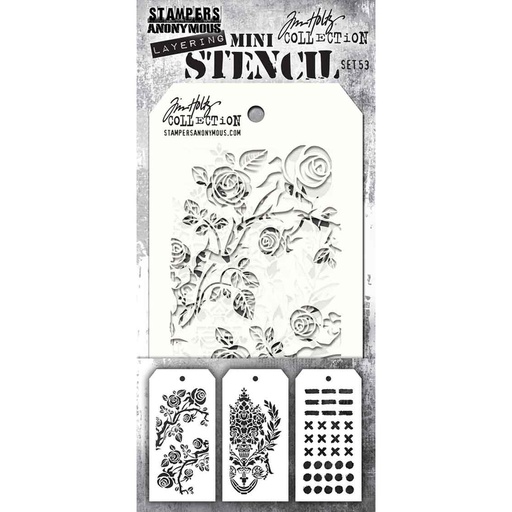 Tim Holtz Mini Layering Stencil Set #53