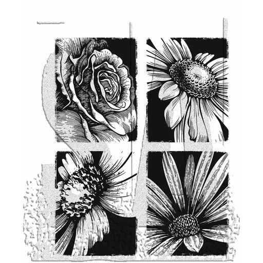 Tim Holtz - Stampers Anonymous Cling Stamps - Bold Botanicals