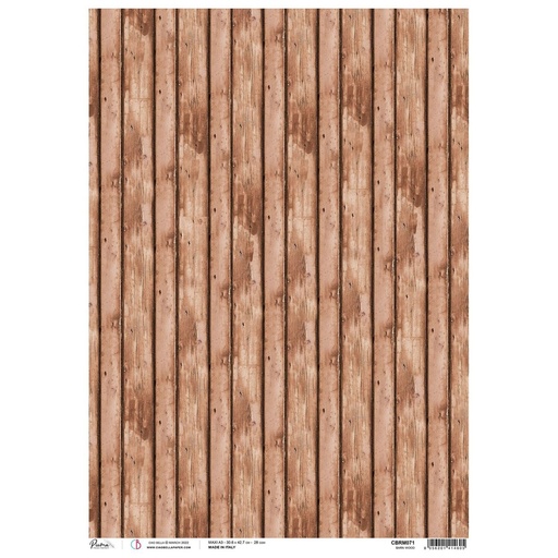 Ciao Bella Paper - Barn Wood A3 rice paper (SINGLE SHEET)