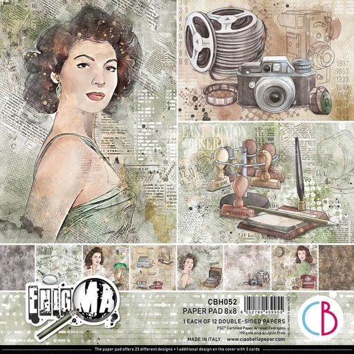 Ciao Bella Paper - Enigma Paper Pad (8"x8")