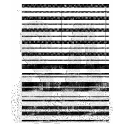 Tim Holtz - Stampers Anonymous Cling Stamps - Ticking & Grain