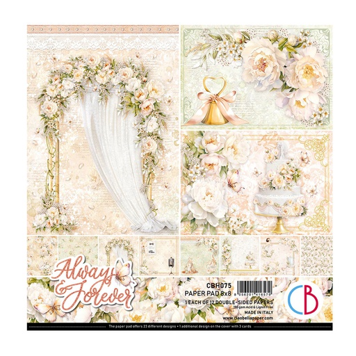 Ciao Bella Paper - Always & Forever Paper Pad (8"x8")