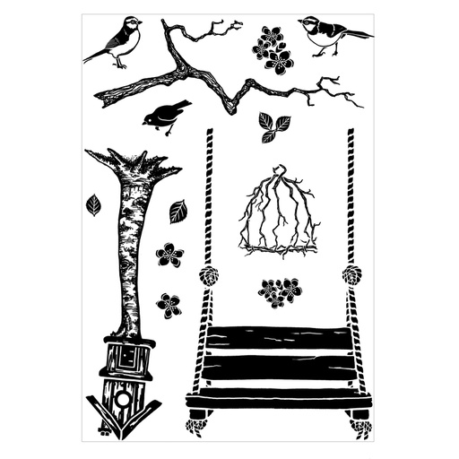 Lazy Days A6  Clear Stamp Set