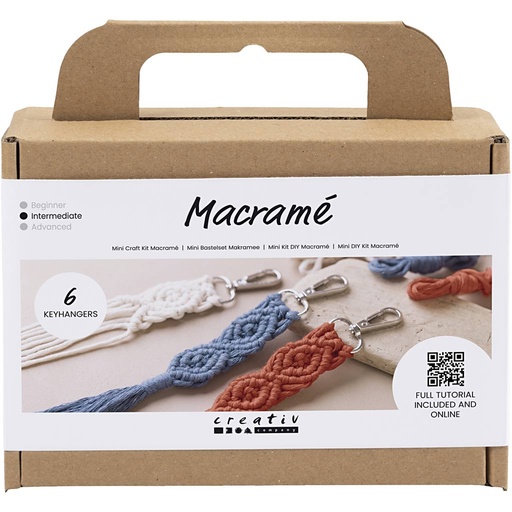 Creativ - Macramé Mini Craft Kit - Key Rings