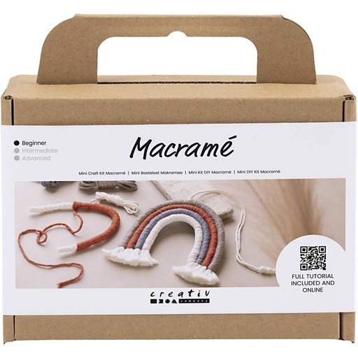 Creativ - Macramé Mini Craft Kit - Rainbow