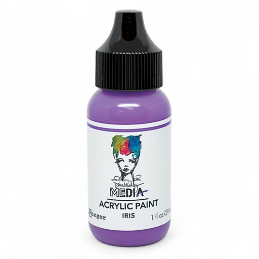 Dina Wakley Media Acrylic Paints - Iris (1oz)