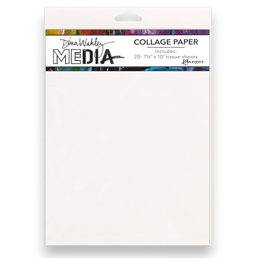 Dina Wakley Media Collage Tissue - Blank