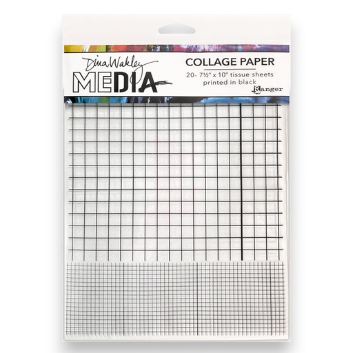 Dina Wakley Media Grid Collage Paper 