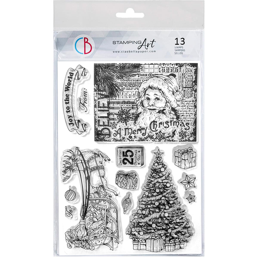 Ciao Bella Paper - Believe in Christmas 6"x8" stamp set