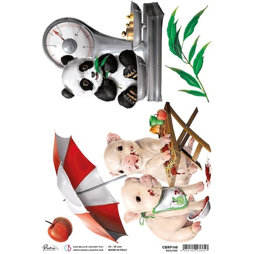 Ciao Bella Paper - Mealtime A4 rice paper (5 Pack)