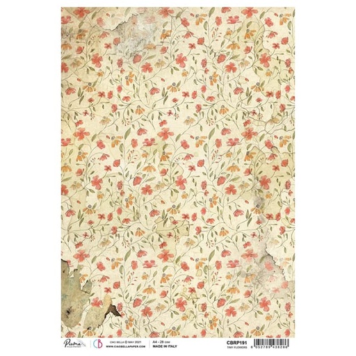 Ciao Bella Paper - Tiny Flowers A4 Rice Paper (5 pack)