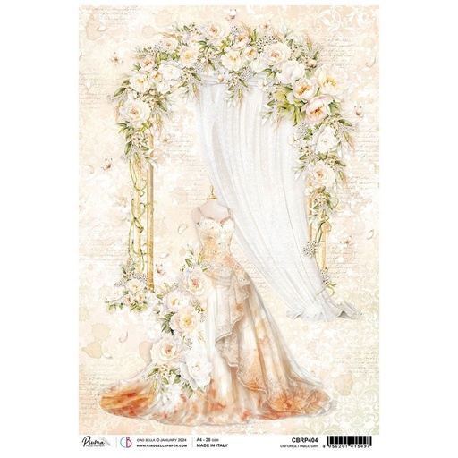 Ciao Bella Paper - Unforgettable Day A4 Rice Paper(5 pack)