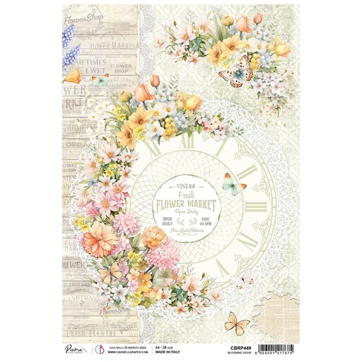 Ciao Bella Paper - Blooming Hour A4 Rice Paper (5 pack)