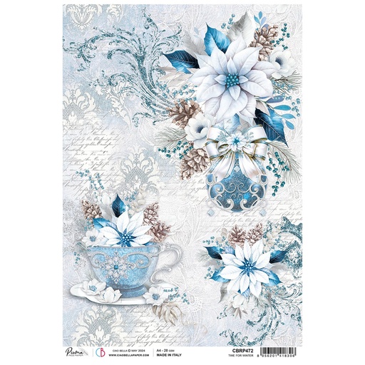 Ciao Bella Paper - Time for Winter A4 rice paper (5 Pack)