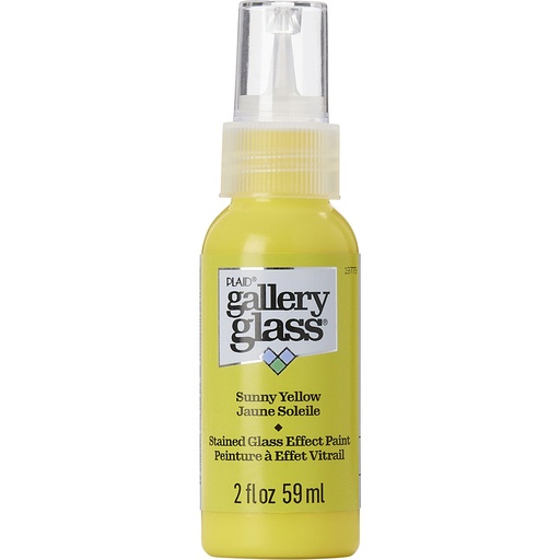 Plaid - Gallery Glass - 2oz - Sunny Yellow