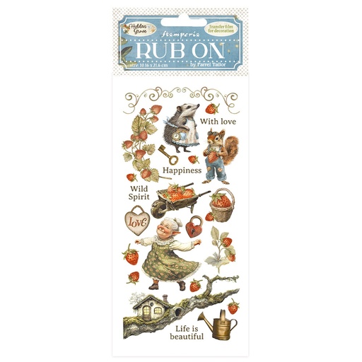 Stamperia - Hidden Grove - Rub On Grove Elements