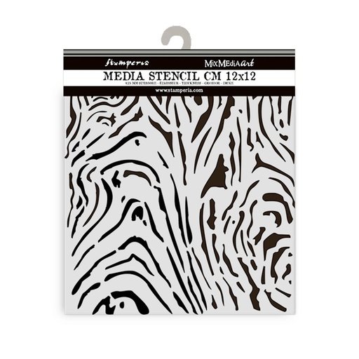 Stamperia - Hidden Grove - Wood Pattern Stencil (12cmx12cm)