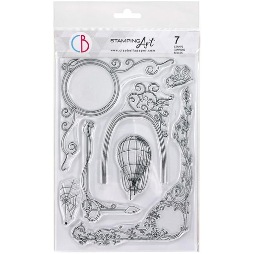 Ciao Bella Paper - Frames 6"x8" stamp set