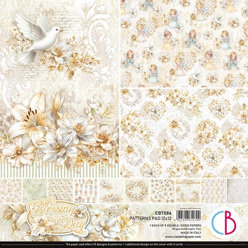 Ciao Bella Paper - Blessing Day Patterns Pad (12"x12")