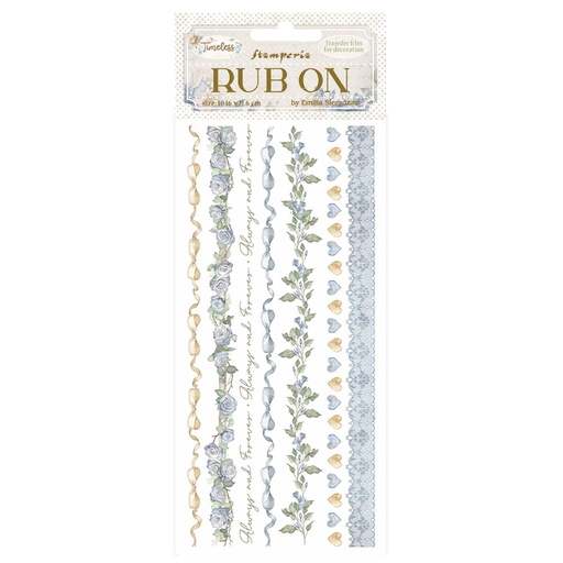 Stamperia - Timeless - Rub-on - Stripes 