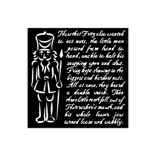 Stamperia -  Alice in Christmas - Soldiers Stencil (12cmX12cm)