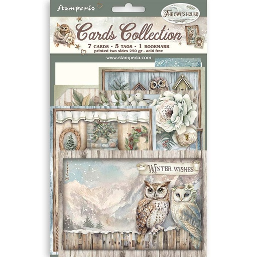 Stamperia - The Owl's House - Cards Collection 