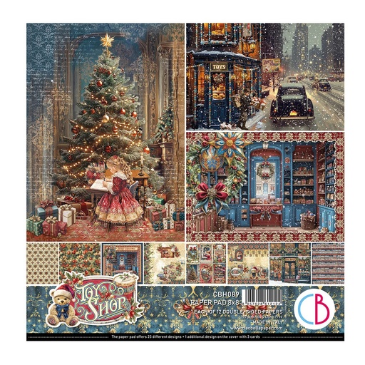 Ciao Bella Paper - Toy Shop - 8"x8" Paper Pad