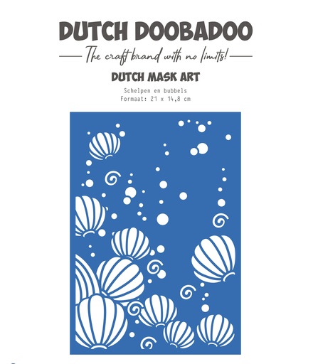 Dutch Doobadoo Mask Art - Bubbles (A5)