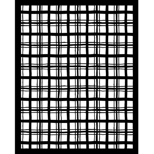 Stamperia - Whispering Woods - Tartan Pattern Stencil (20x25cm)