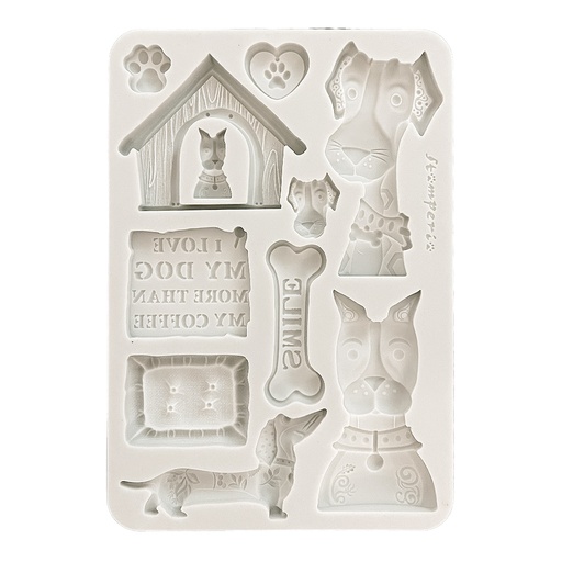 Stamperia - Furry Friends - A5 Silicon Mould - I Love My Dog