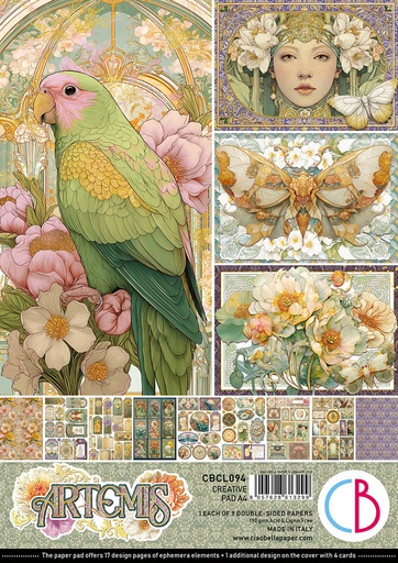 Ciao Bella Paper - Artemis - A4 Creative Pad 