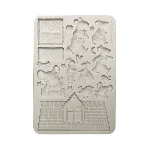 Stamperia - Family - Mice A5 Silicon Mould