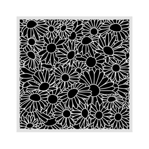 Stamperia - Daisy Art - Daisies Pattern 18x18cm Stencil 