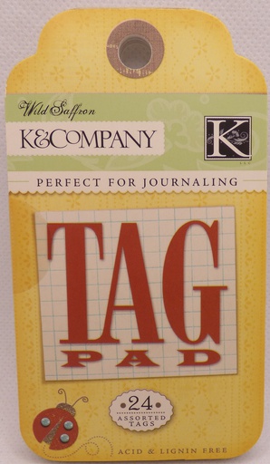 Wild Saffron Tag Pad