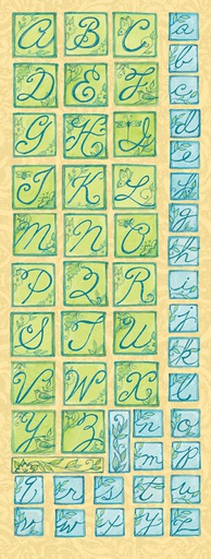 SW Nature Die-cut Alphabet Stickers