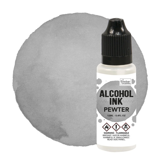 Couture Creations Alcohol Ink - Pewter (12ml)