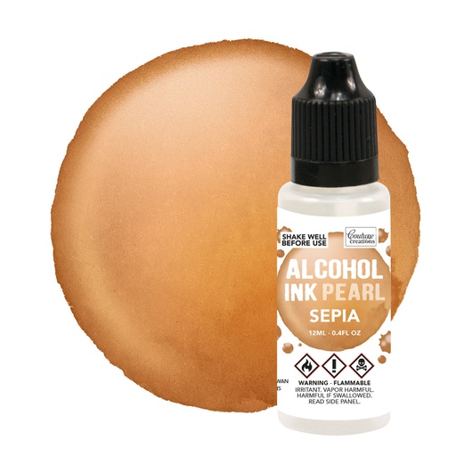 Couture Creations Alcohol Ink - Sepia Pearl (12ml)