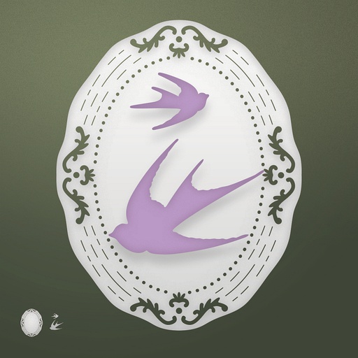 Ultimate Crafts Mirrored Swallows Die Set (ULT157717)