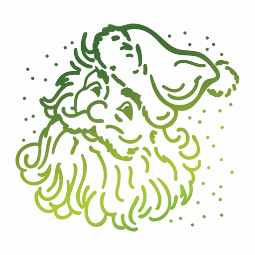 Ultimate Crafts Santa Hotfoil Stamp