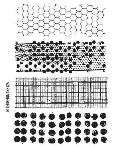 Tim Holtz - Stampers Anonymous Cling Stamps - Mixed Media