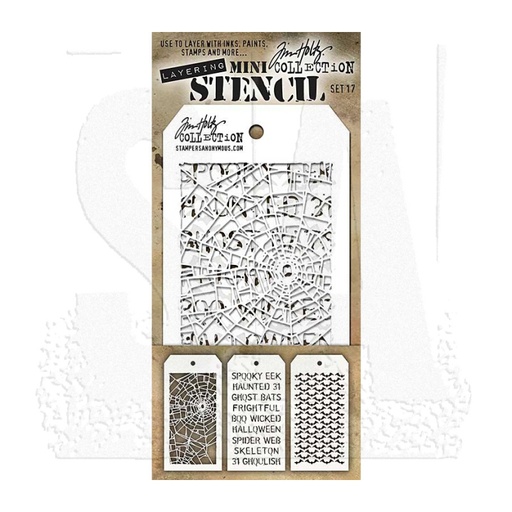 Tim Holtz Mini Layering Stencil Set #17