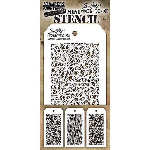 Tim Holtz Mini Layering Stencil Set #26