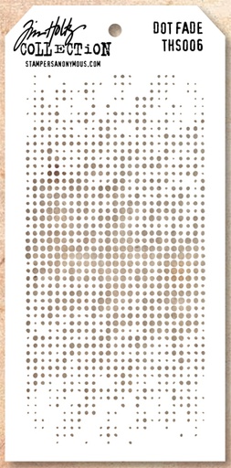 Tim Holtz Layering Stencil - Dot Fade