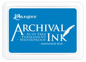 Ranger - Archival Ink Pad - Manganese Blue